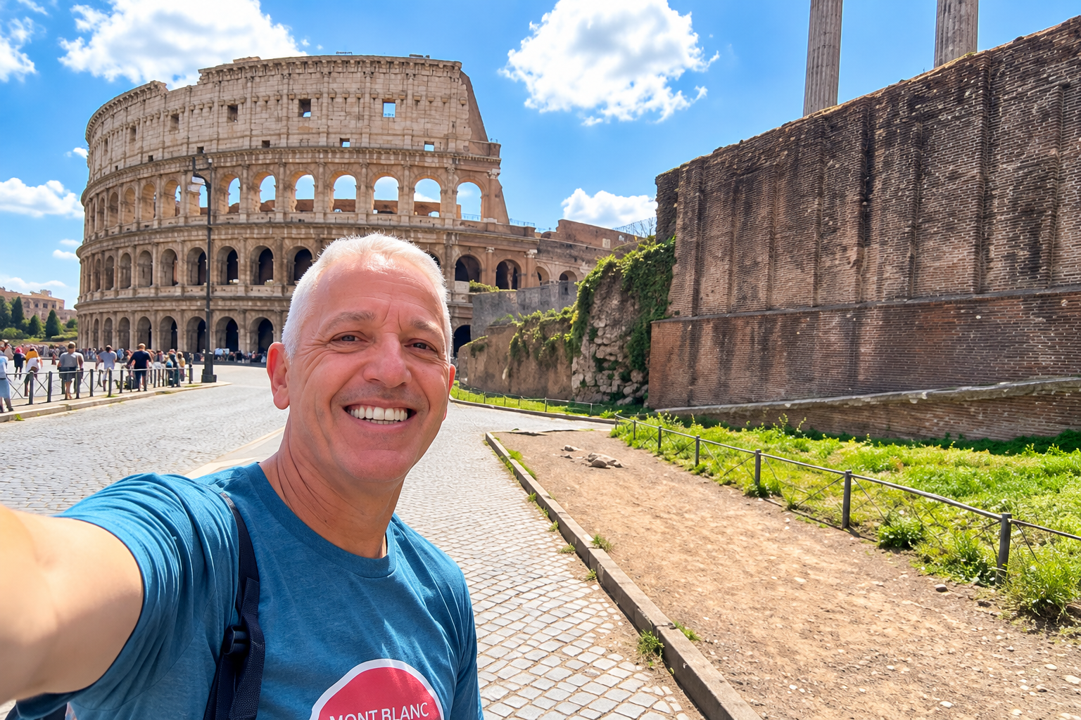 Francisco A. Palma Sánchez durante su movilidad Erasmus+ en Roma, Italia