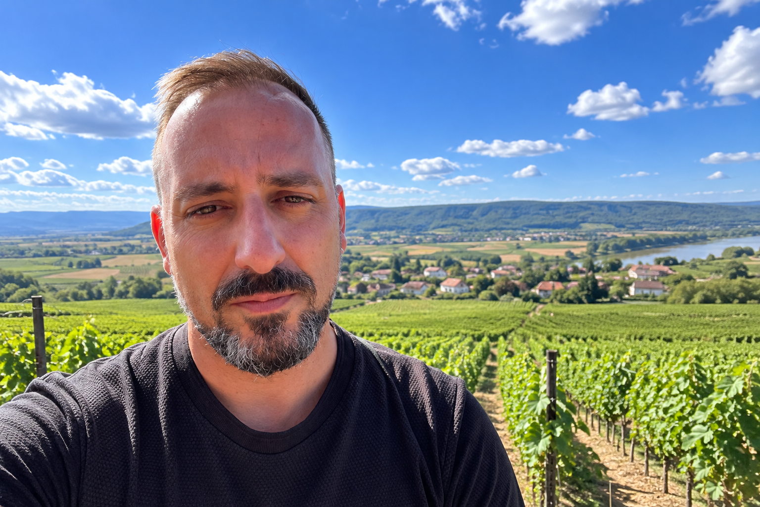 Pedro Méndez durante su movilidad Erasmus+ en Tokaj, Eslovaquia